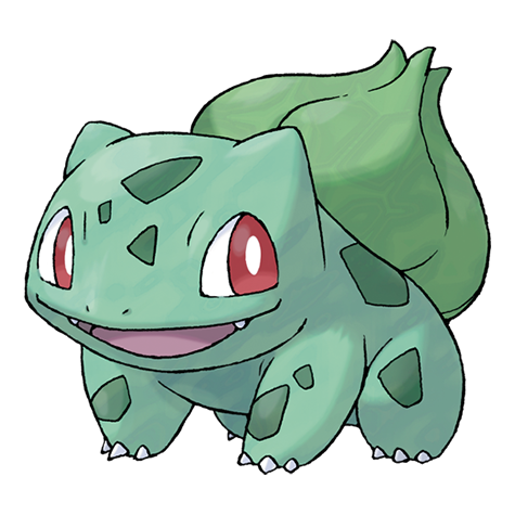 official artwork for bulbasaur