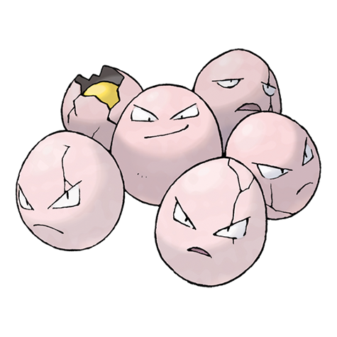 official artwork for exeggcute