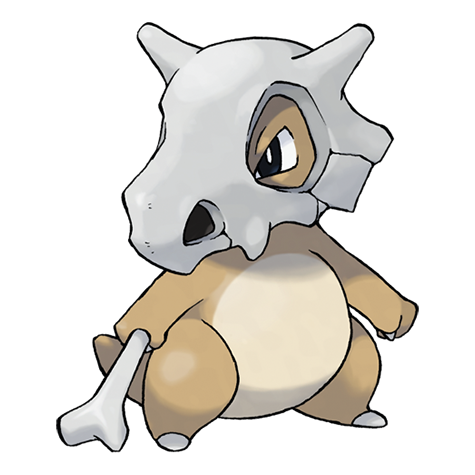 official artwork for cubone