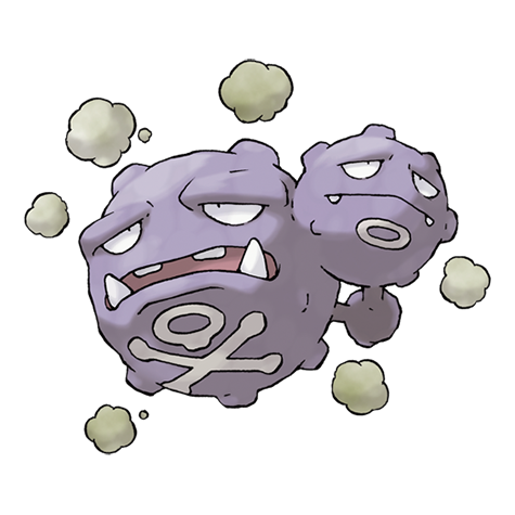 official artwork for weezing