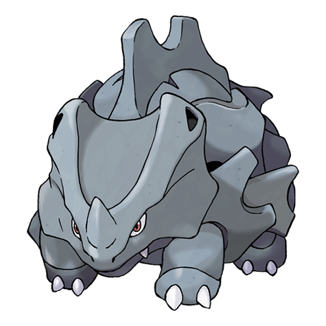 official artwork for rhyhorn