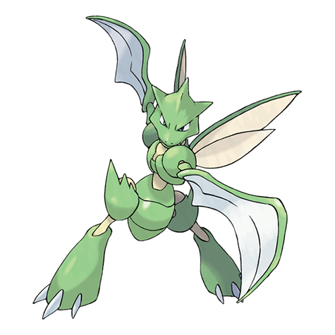 official artwork for scyther