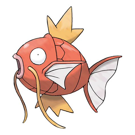 official default artwork for magikarp