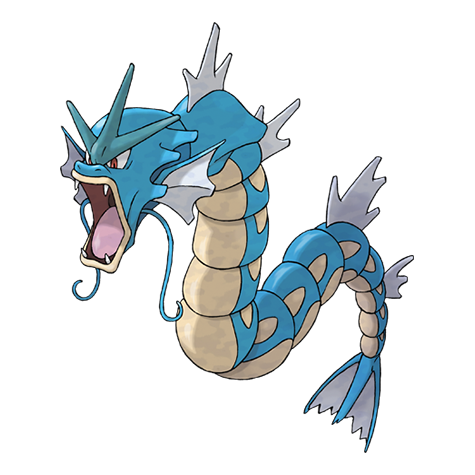 official artwork for gyarados