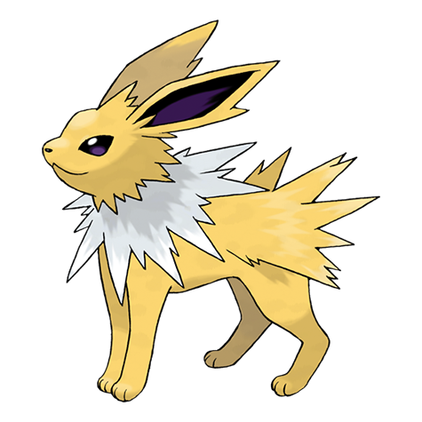 official artwork for jolteon