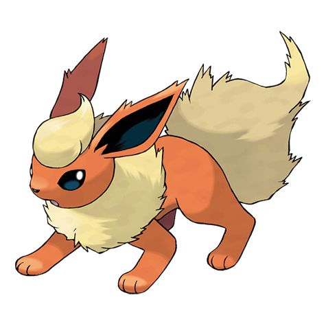 official artwork for flareon