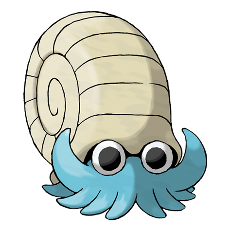 official artwork for omanyte