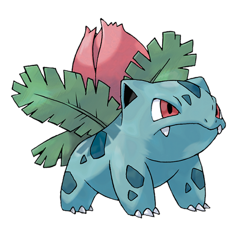 official artwork for ivysaur