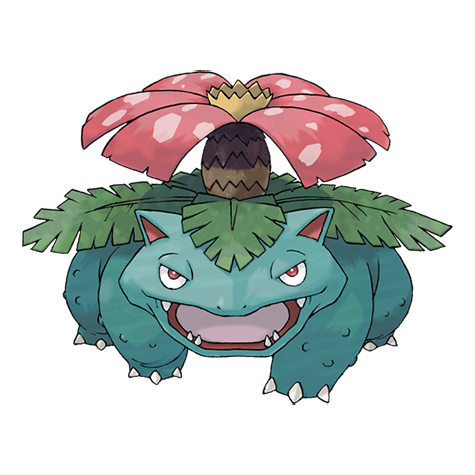 official artwork for venusaur