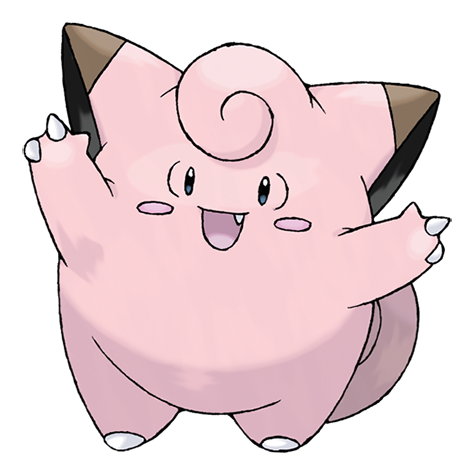 official artwork for clefairy