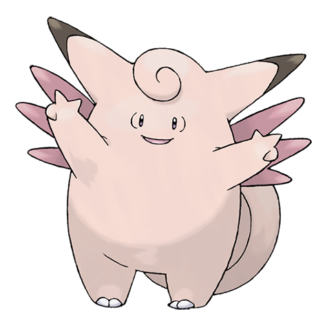 official artwork for clefable