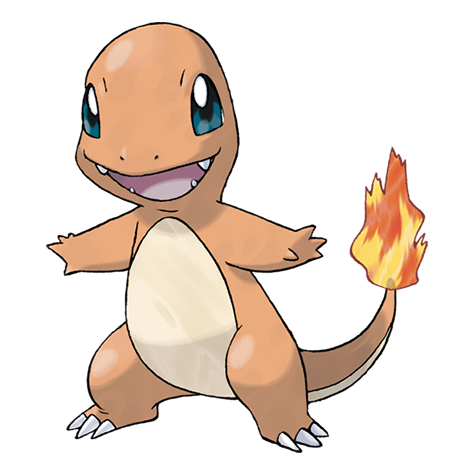 official artwork for charmander