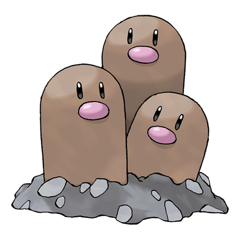 official artwork for dugtrio