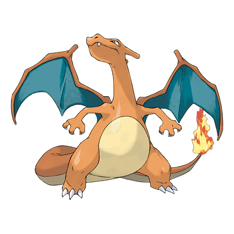 official artwork for charizard