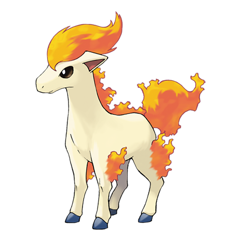 official artwork for ponyta