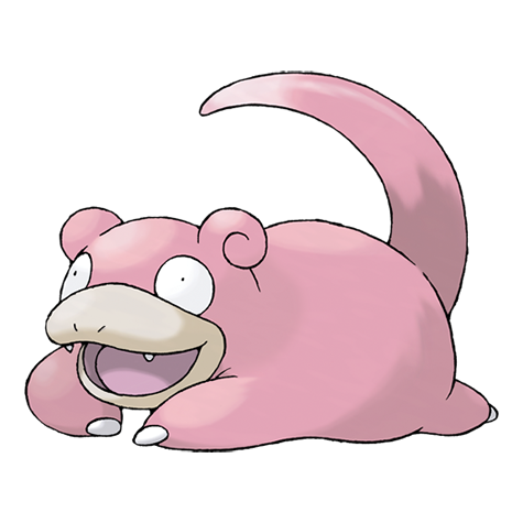 official artwork for slowpoke