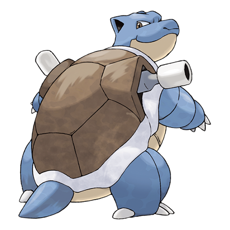 official artwork for blastoise