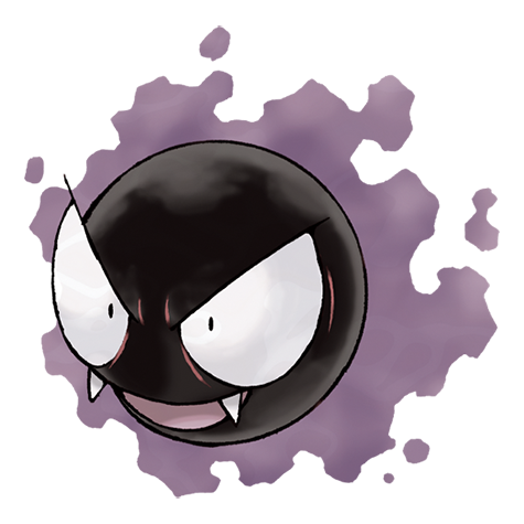 official artwork for gastly