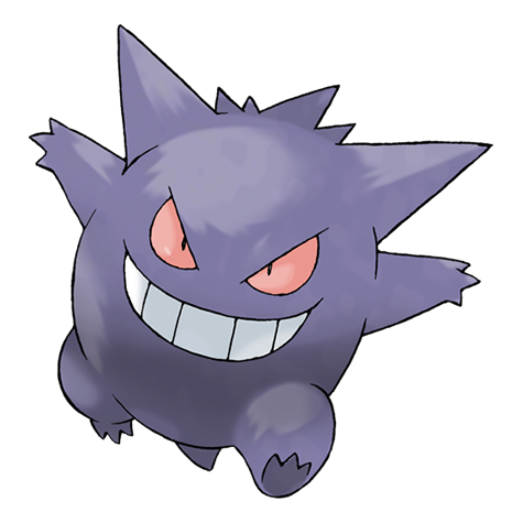 official default artwork for gengar